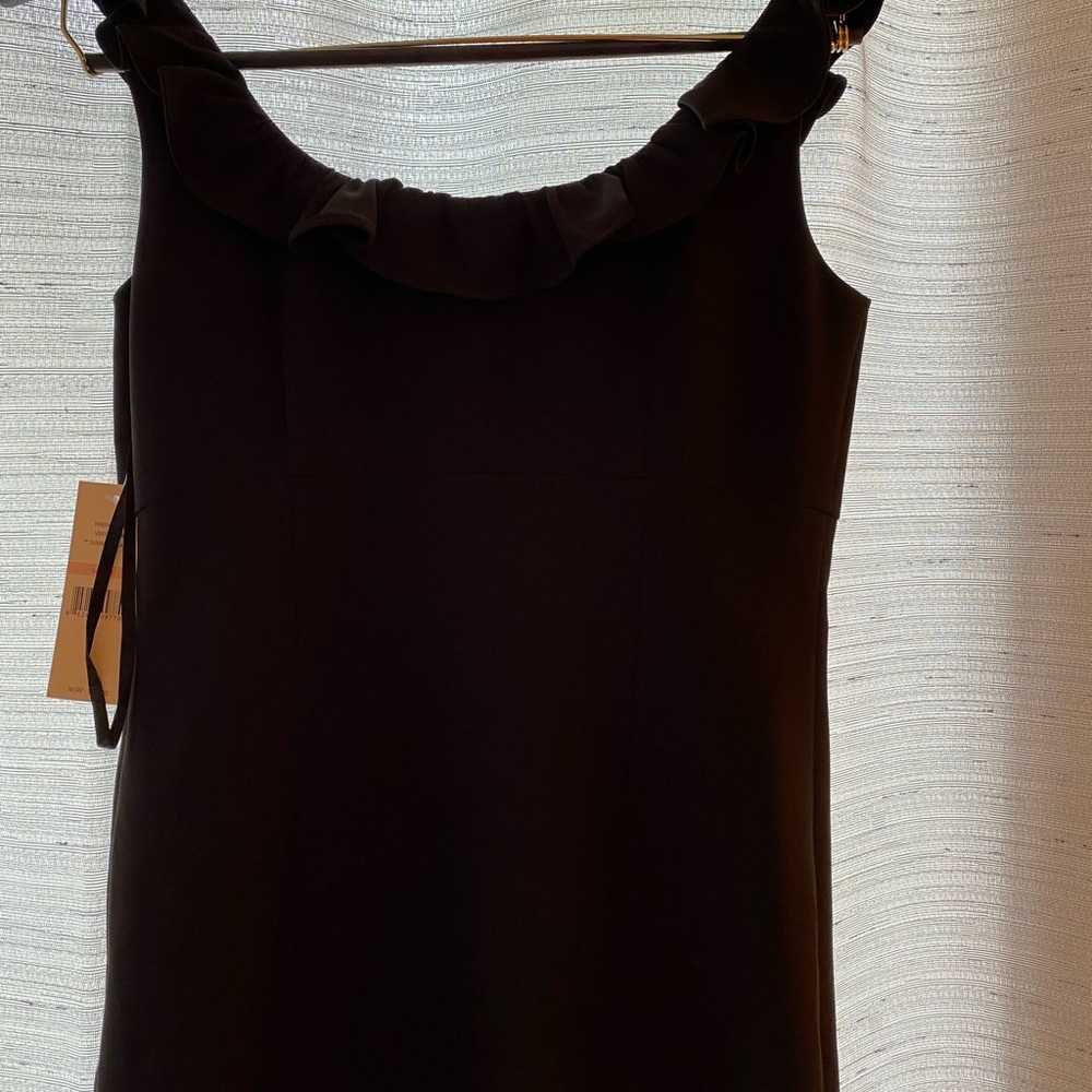 Perfect Silhouette Creating Glam Ruffled Black Dress Nanette Lepore View 5